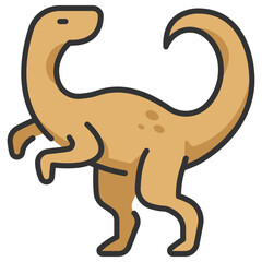 velociraptor line color icon