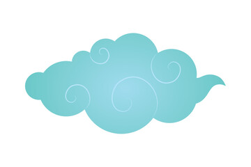 asian clouds icon