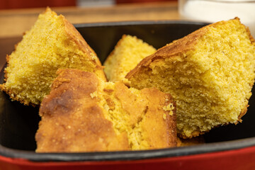 Cornbread and Milk - A Common Meal Served in the Southeastern Region of the United States of America