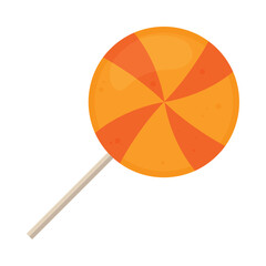 orange lollypop icon