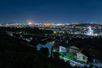 東京都日野市 みはらし公園からの夜景