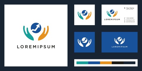 foundation logo stock vector Logo Icon Symbol Vector Design Template 