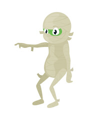 cartoon mummy character