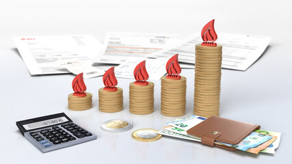 Preisexplosion - Inflation - alles wird teurer - Gas - Heizen - Kochen