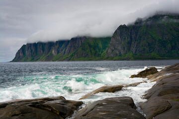 Tungeneset viewpoint at Senja, Norway