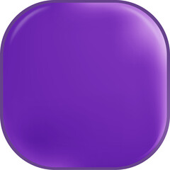 Obraz premium Stylish transparent 3D button 