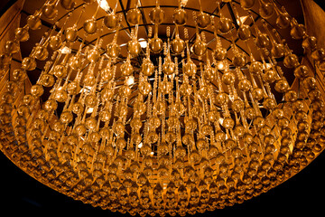 Circular Chandelier with Teardrop bulbs