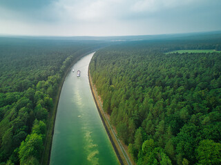 Kanal Luftaufnahme