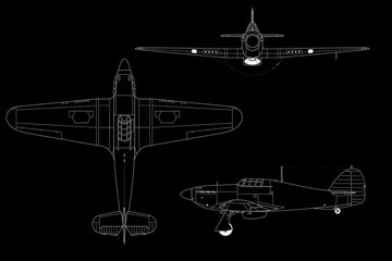 Hawker Hurricane, avión de combate de la segunda guerra mundial