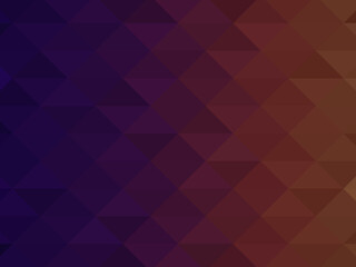 Multicolored background. A mosaic of small triangles. Pixel texture, pattern.