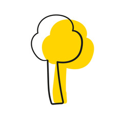 abstract modern line blob shape