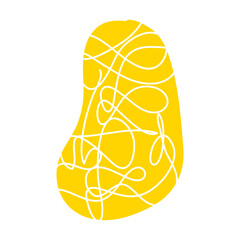 abstract modern line blob shape
