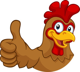 Chicken Cartoon Rooster Cockerel Character © Christos Georghiou