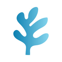 abstract modern organic shape doodle