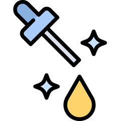 Serum icon. Filled outline design. For presentation.