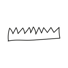 abstract modern organic shape doodle