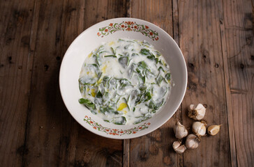 purslane, purslane with yoghurt, cold appetizers