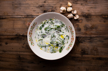 purslane, purslane with yoghurt, cold appetizers