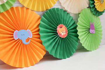 paper flowers for holiday decor