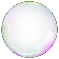 Bubble background illustration. Png. 3D render.