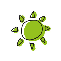 earth day go green doodle