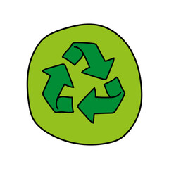 earth day go green doodle