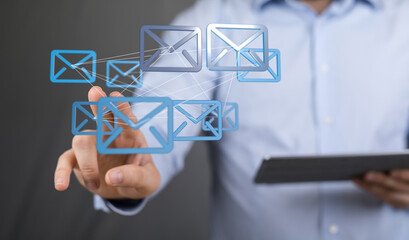 mail communication support contact concept service