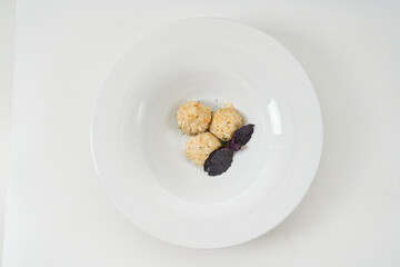 white fish appetizer