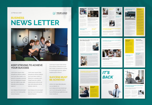 Business News Letter Layout