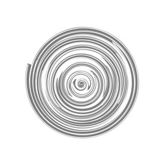 spiral circle isolated on white  background