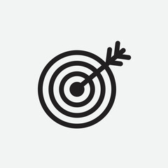 Target icon vector symbol sign