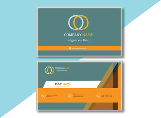clean  style modern business card template