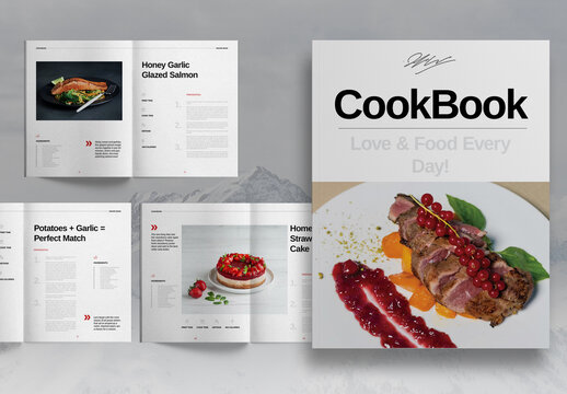 Cookbook Recipe Layout
