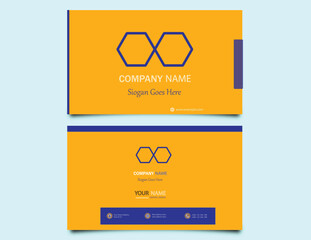 clean  style modern business card template