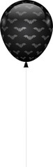 happy halloween sale trick or treat balloons black color png file for decoration