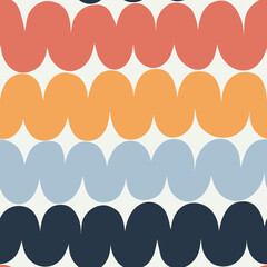 Abstract retro seamless pattern