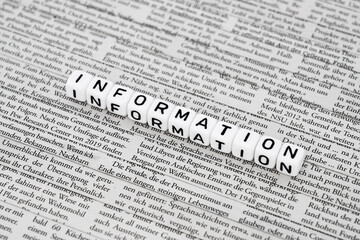 Obraz premium Information