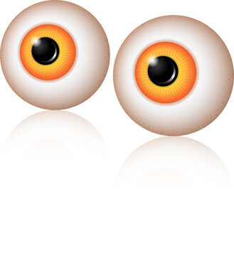 Happy Halloween Trick Or Treat Eyes Png File For Decoration