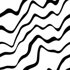 Abstract black and white seamless pattern