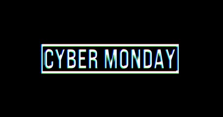 Cyber monday neon. Cyber monday sale concept