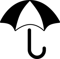 Isolated icon of an umbrella. Concept of protection and rain.