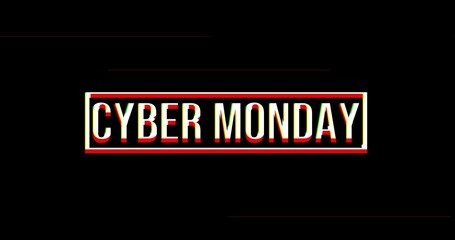 Cyber monday neon. Cyber monday sale concept