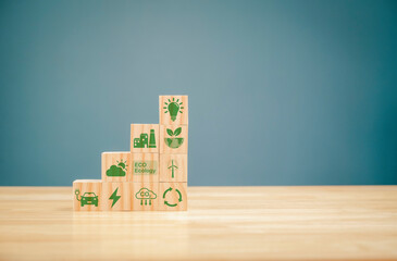 Revolving concept Natural energy,environment,recycling,production,clean energy,reducing consumption...
