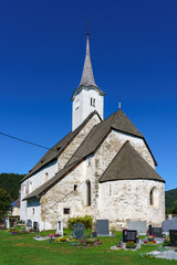 Fototapeta na wymiar Pfarrkirche St. Ägydius, 12./13. Jhdt., Zweinitz, Kärnten