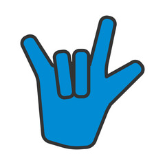 Rock Hand Icon