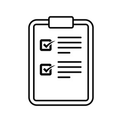 Checklist. Checklist icons. Checklist icon vector design illustration. Checklist icon isolated on white background. Checklist icon simple sign.