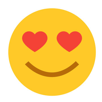 Valentine Day Love Emoji Illustration 