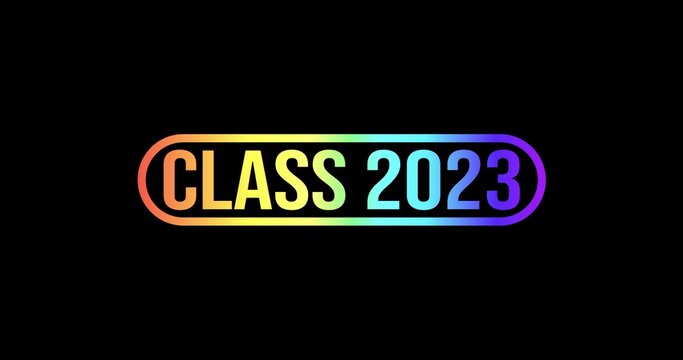 Class of 2023. Template for graduation design, party	
