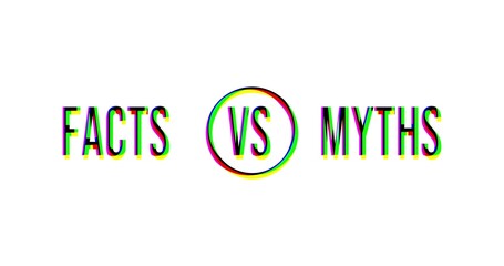 bubbles with myths vs facts