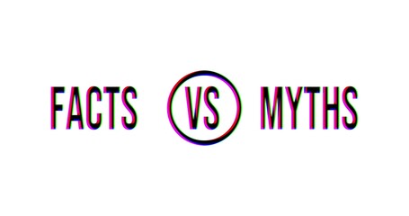 bubbles with myths vs facts